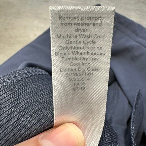 Athleta Brooklyn Mid Rise Ankle Pants Blue 8 - Picture 10 of 15